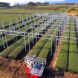 sistema fotovoltaico de montagem de terras agrícolas em Japan-100KW 