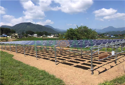 sistema de mounitng solar para fazenda