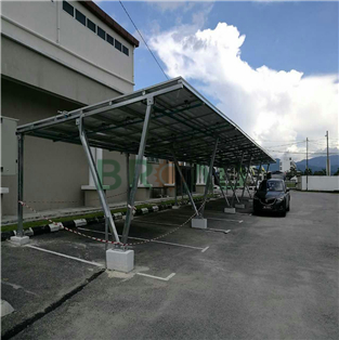 carport sistema de montagem solar 50kw na malásia