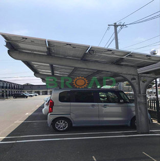 estruturas de garagem de pilha única - 30KW em Japão